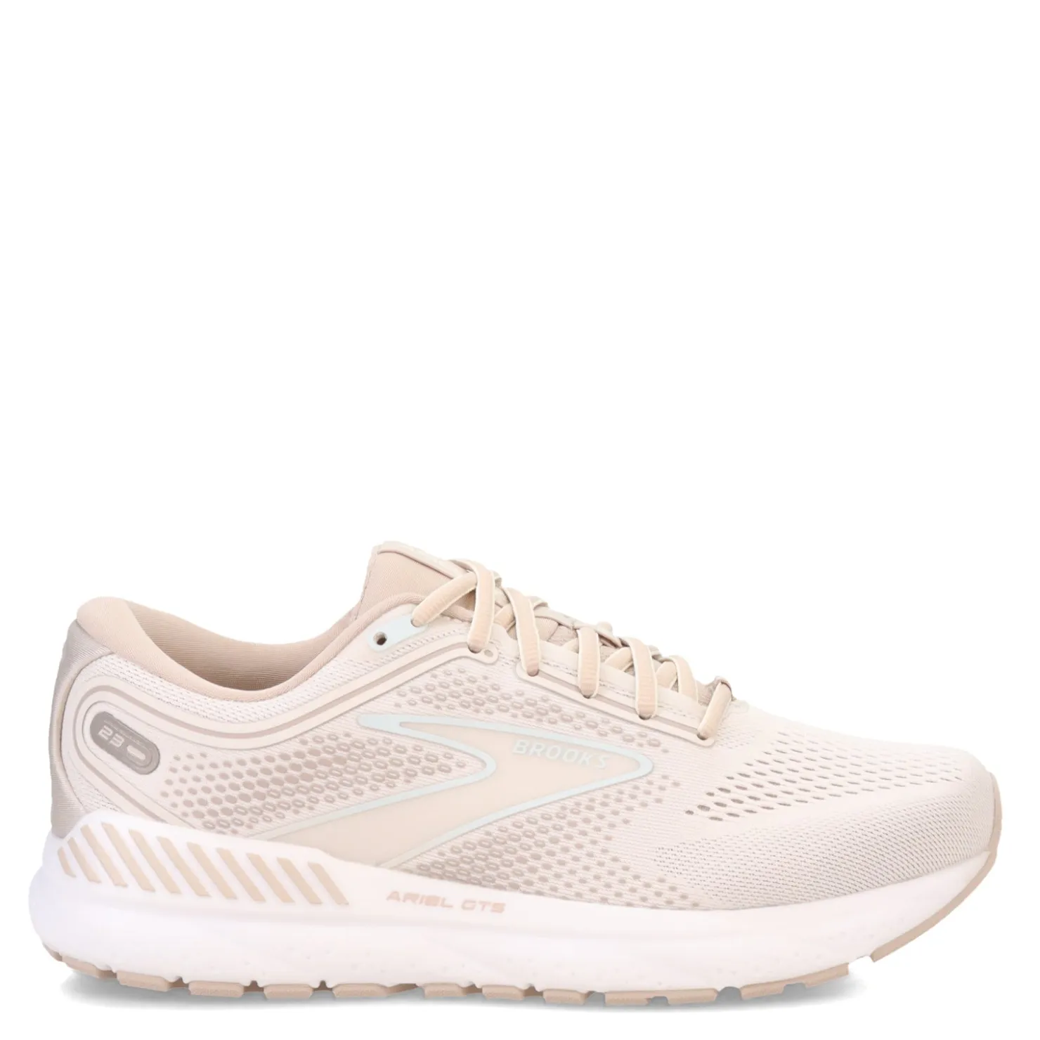Running*Brooks Women's , Ariel GTS 23 Running Shoe Chateau Grey/White Sand