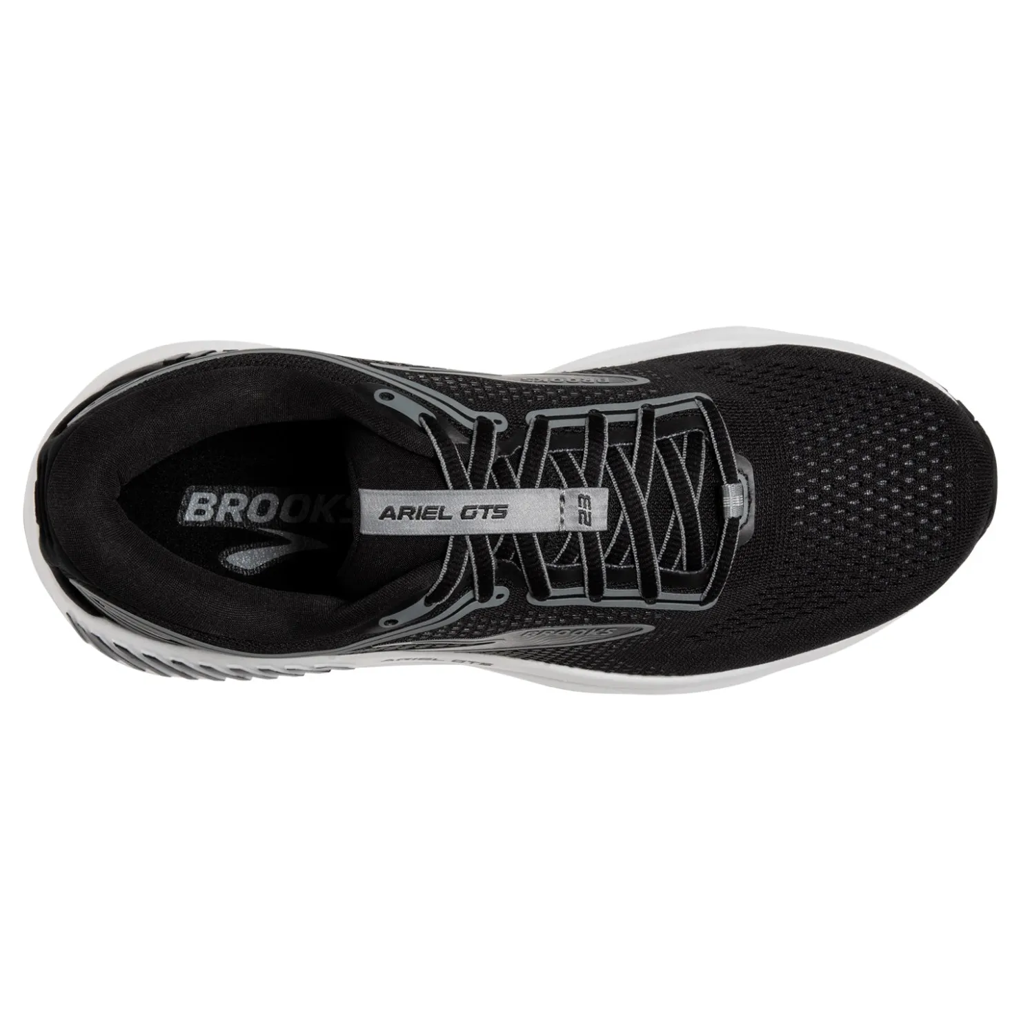 Running*Brooks Women's , Ariel GTS 23 Running Shoe - Extra Wide Width Black/Grey/White