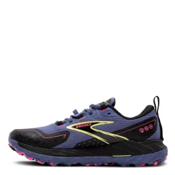 Trail & Hiking*Brooks Women's , Cascadia 18 GTX Trail Running Shoe Grey Blue/Black/Pink