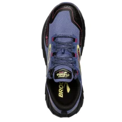 Trail & Hiking*Brooks Women's , Cascadia 18 GTX Trail Running Shoe Grey Blue/Black/Pink