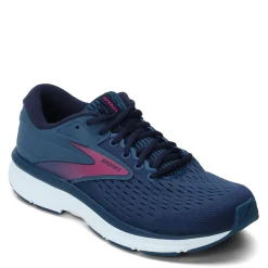 Running*Brooks Women's , Dyad 11 Running Shoe Blue/Navy/Beetroot