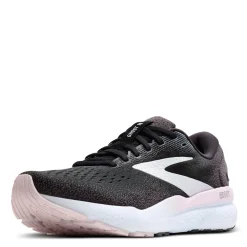 Running*Brooks Women's , Ghost 16 Running Shoe Black/White/Orchid Ice