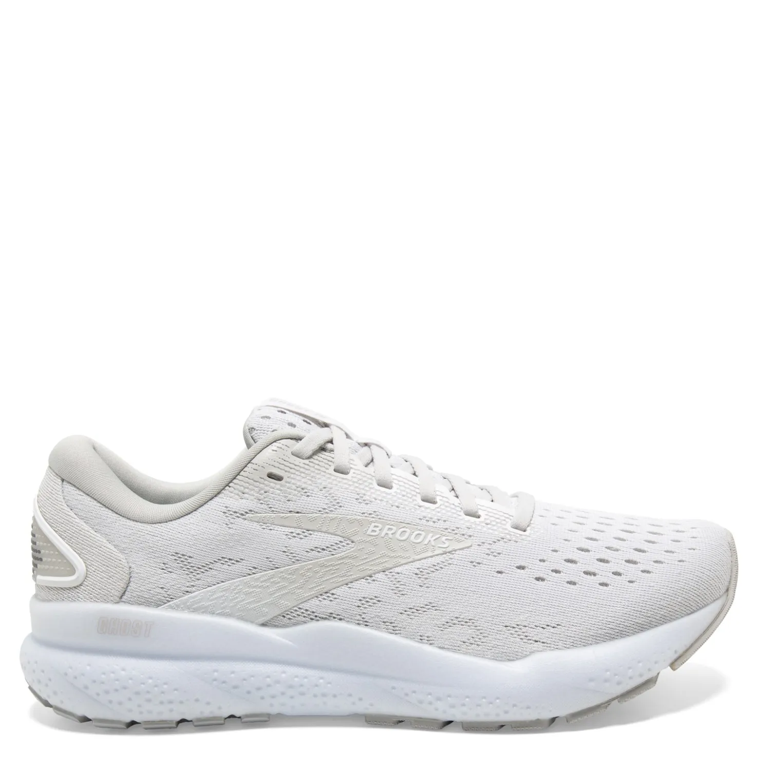 Running*Brooks Women's , Ghost 16 Running Shoe White/White/Grey