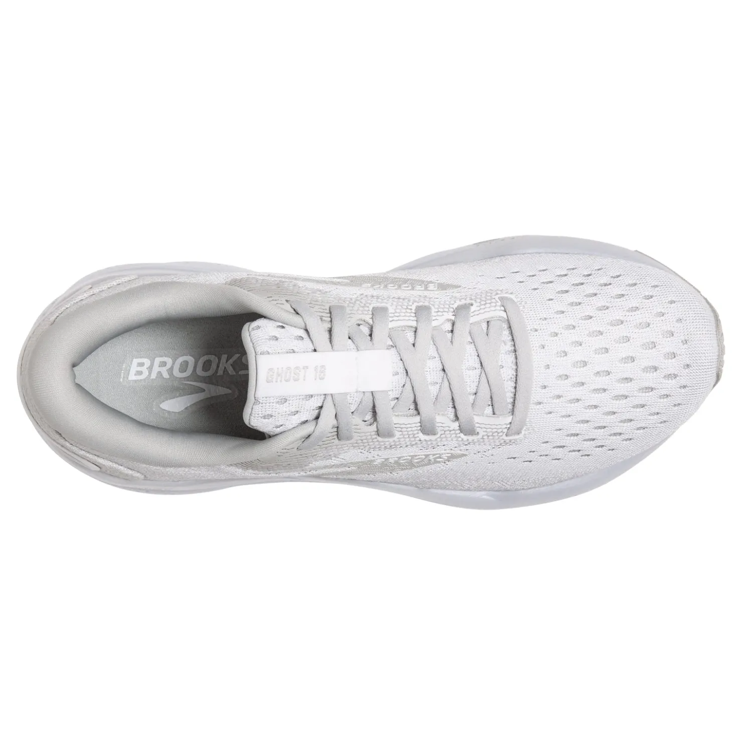 Running*Brooks Women's , Ghost 16 Running Shoe White/White/Grey