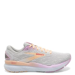 Running*Brooks Women's , Ghost 16 Running Shoe Grey/Orchid/Peach