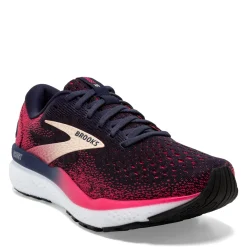 Running*Brooks Women's , Ghost 16 Running Shoe - Extra Wide Width Peacoat/Raspberry/Apricot