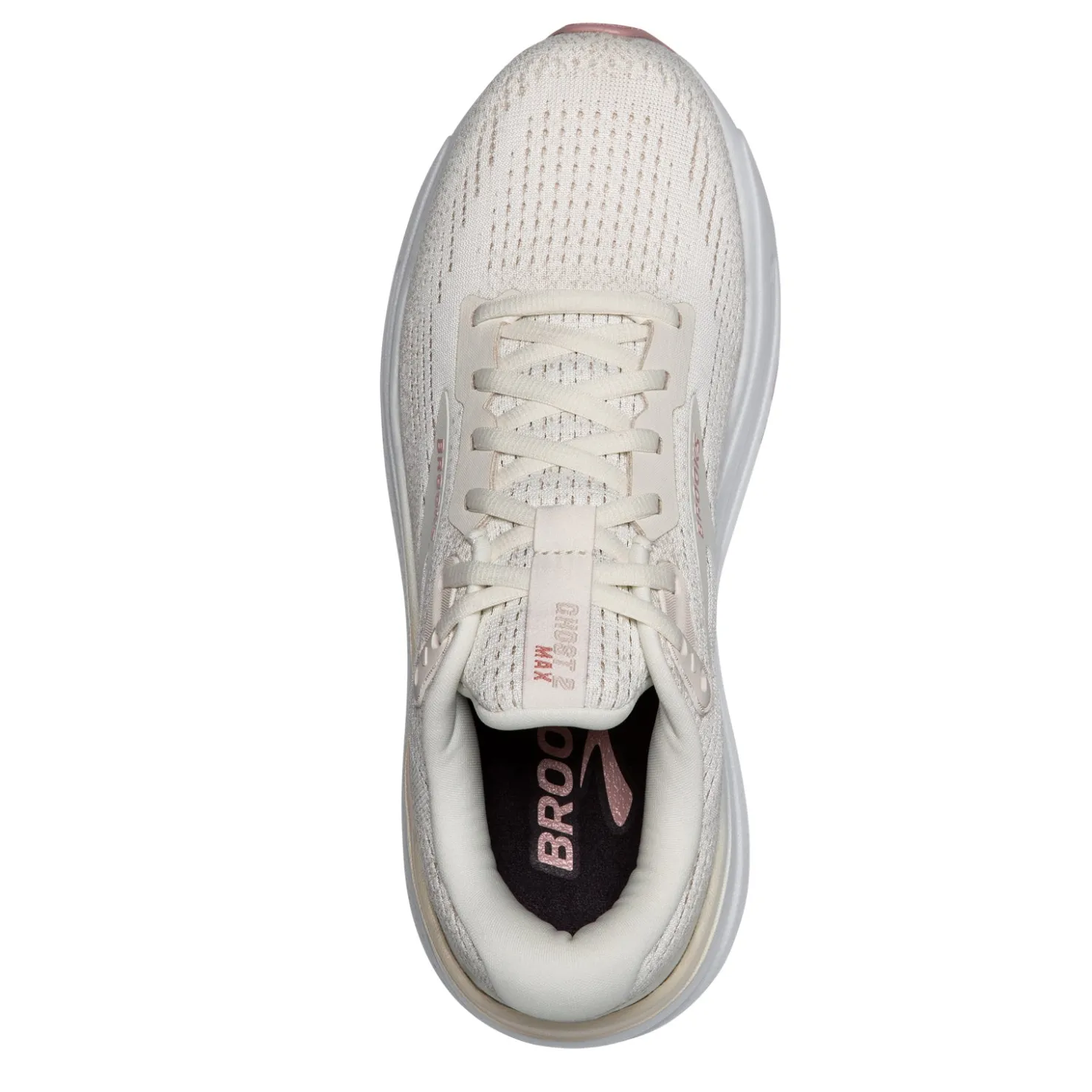 Running*Brooks Women's , Ghost Max 2 Running Shoe Coconut Milk/Gray/Zephyr