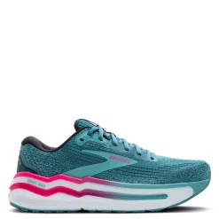 Running*Brooks Women's , Ghost Max 2 Running Shoe Storm Blue/Knockout Pink/Aqua