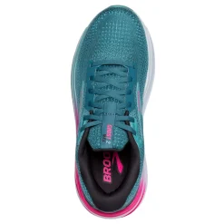 Running*Brooks Women's , Ghost Max 2 Running Shoe Storm Blue/Knockout Pink/Aqua