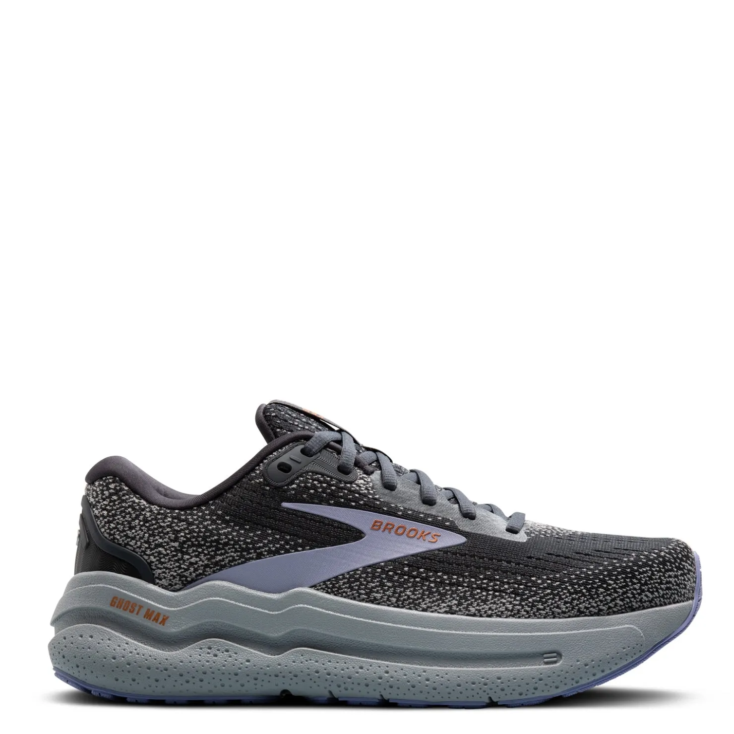 Running*Brooks Women's , Ghost Max 2 Running Shoe - Wide Width Ebony/Sweet Lavender/Alloy