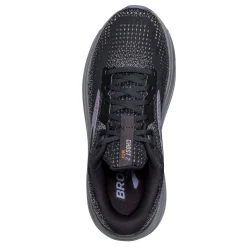 Running*Brooks Women's , Ghost Max 2 Running Shoe - Wide Width Ebony/Sweet Lavender/Alloy