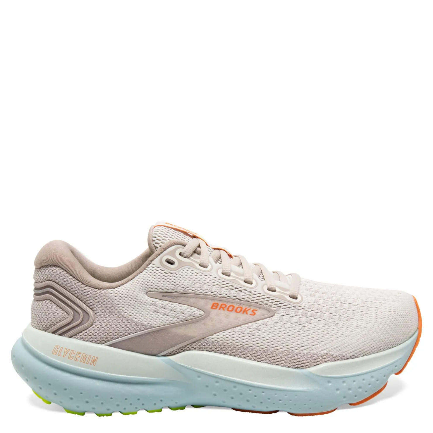 Running*Brooks Women's , Glycerin 21 Running Shoe Coconut/Aqua/Autumn Sunset