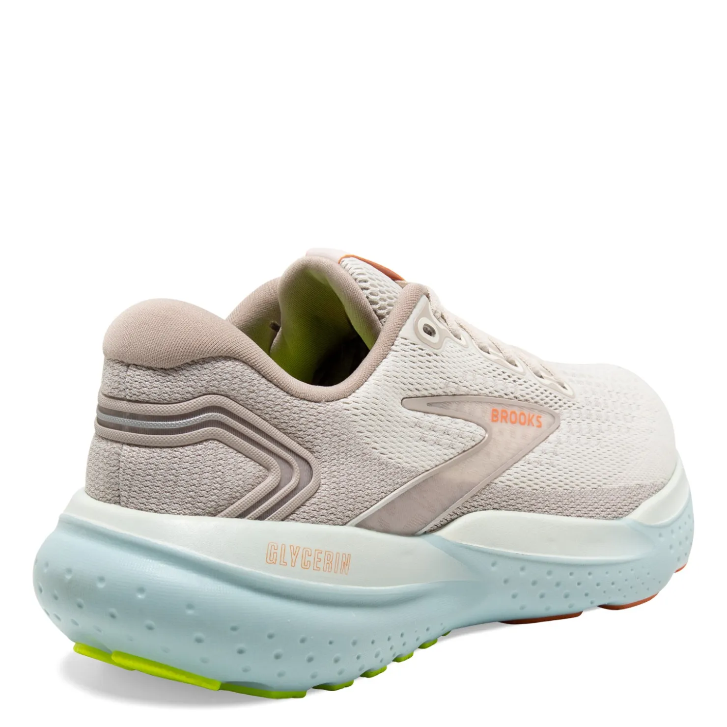 Running*Brooks Women's , Glycerin 21 Running Shoe Coconut/Aqua/Autumn Sunset