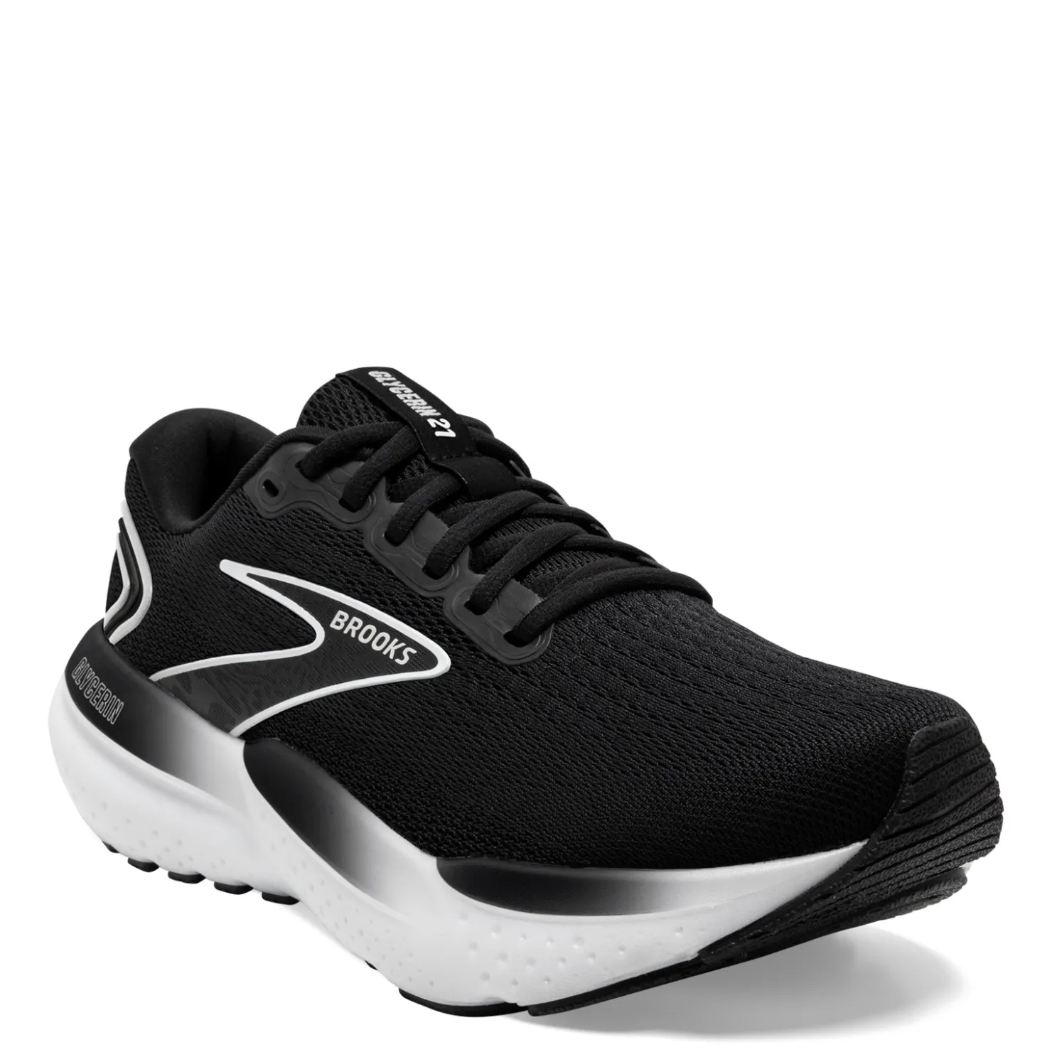 Running*Brooks Women's , Glycerin 21 Running Shoe - Wide Width Black/Grey/White