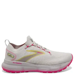 Running*Brooks Women's , Glycerin 20 Stealth Fit Running Shoe Grey/Yellow/Pink