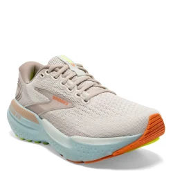 Running*Brooks Women's , Glycerin GTS 21 Running Shoe Coconut/Aqua/Autumn Sunset