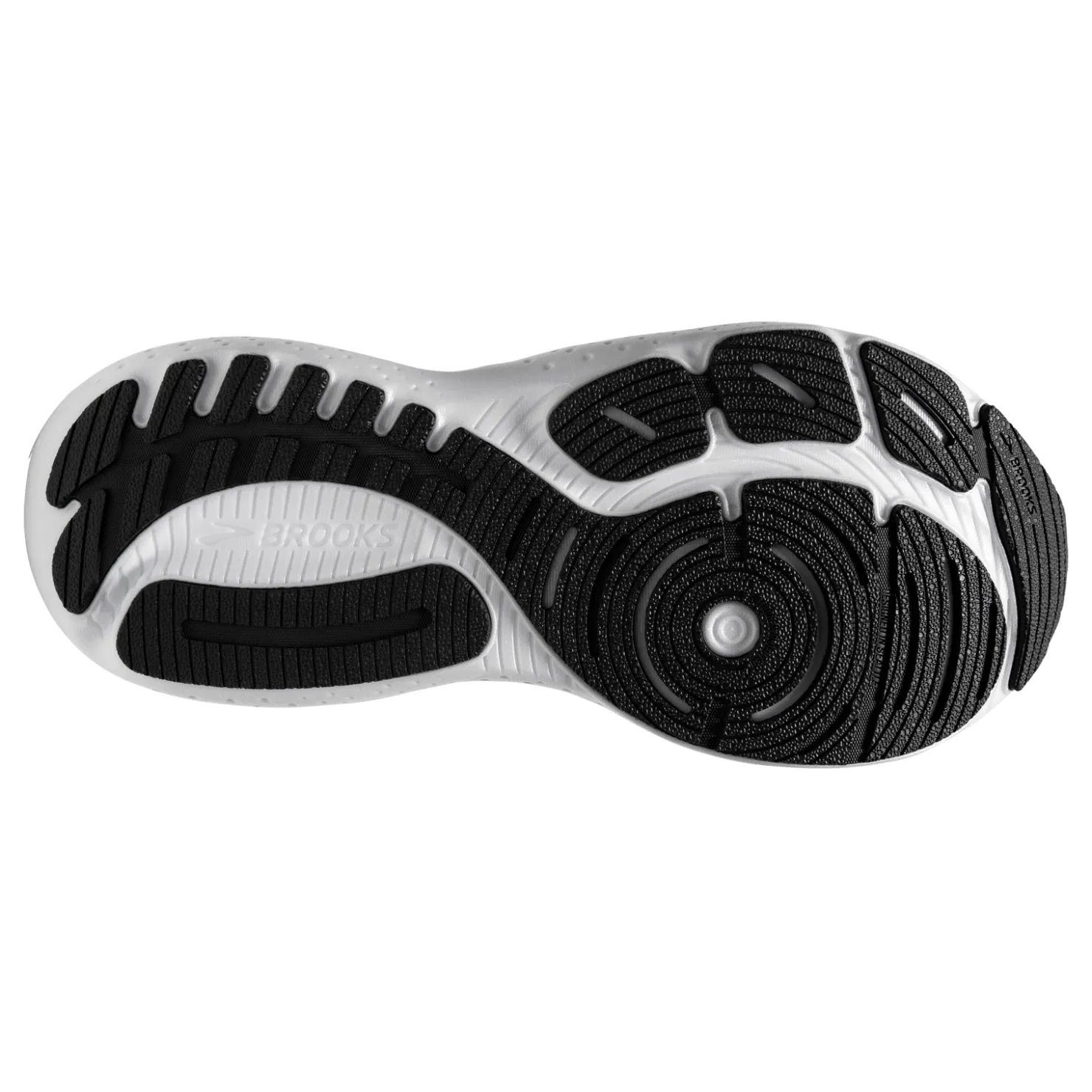 Running*Brooks Women's , Glycerin GTS 21 Running Shoe - Wide Width Black/Grey/White