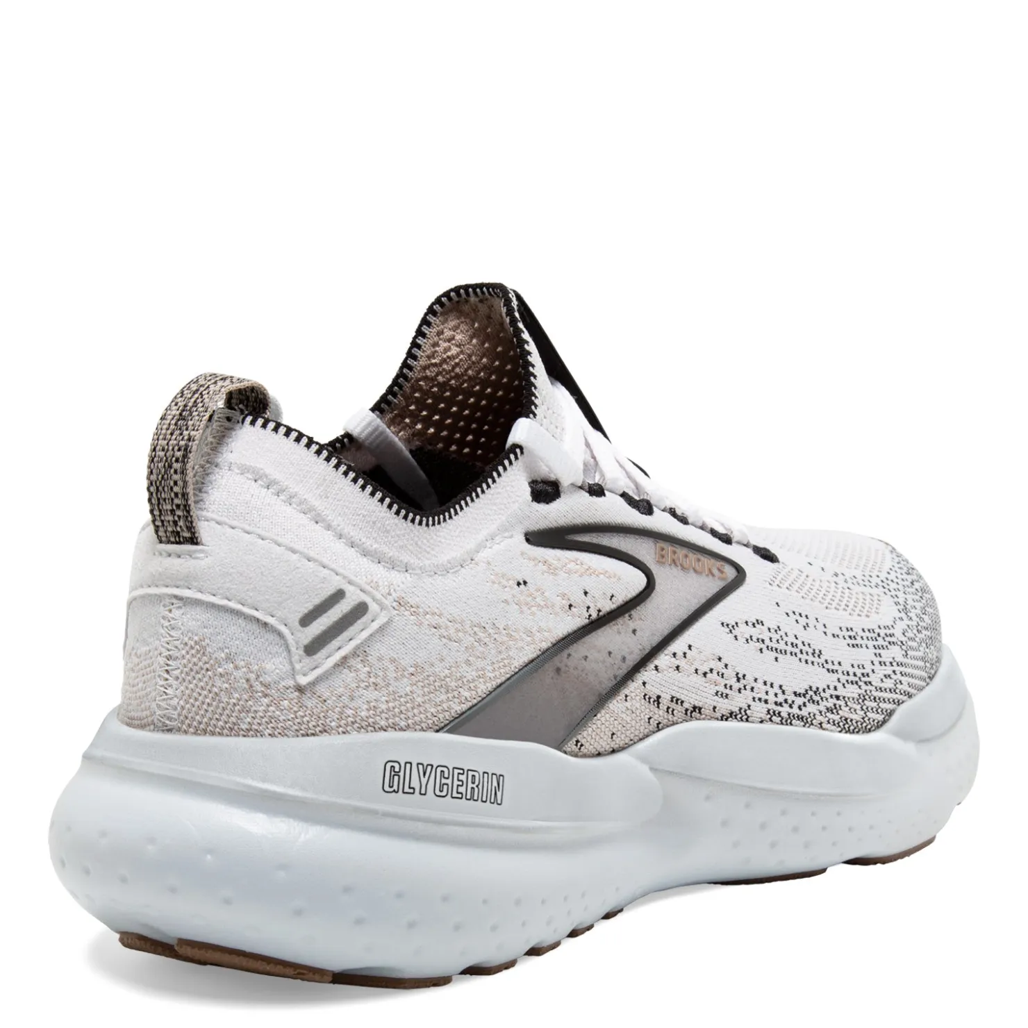 Running*Brooks Women's , Glycerin Stealthfit 21 Running Shoe White/Grey/Black