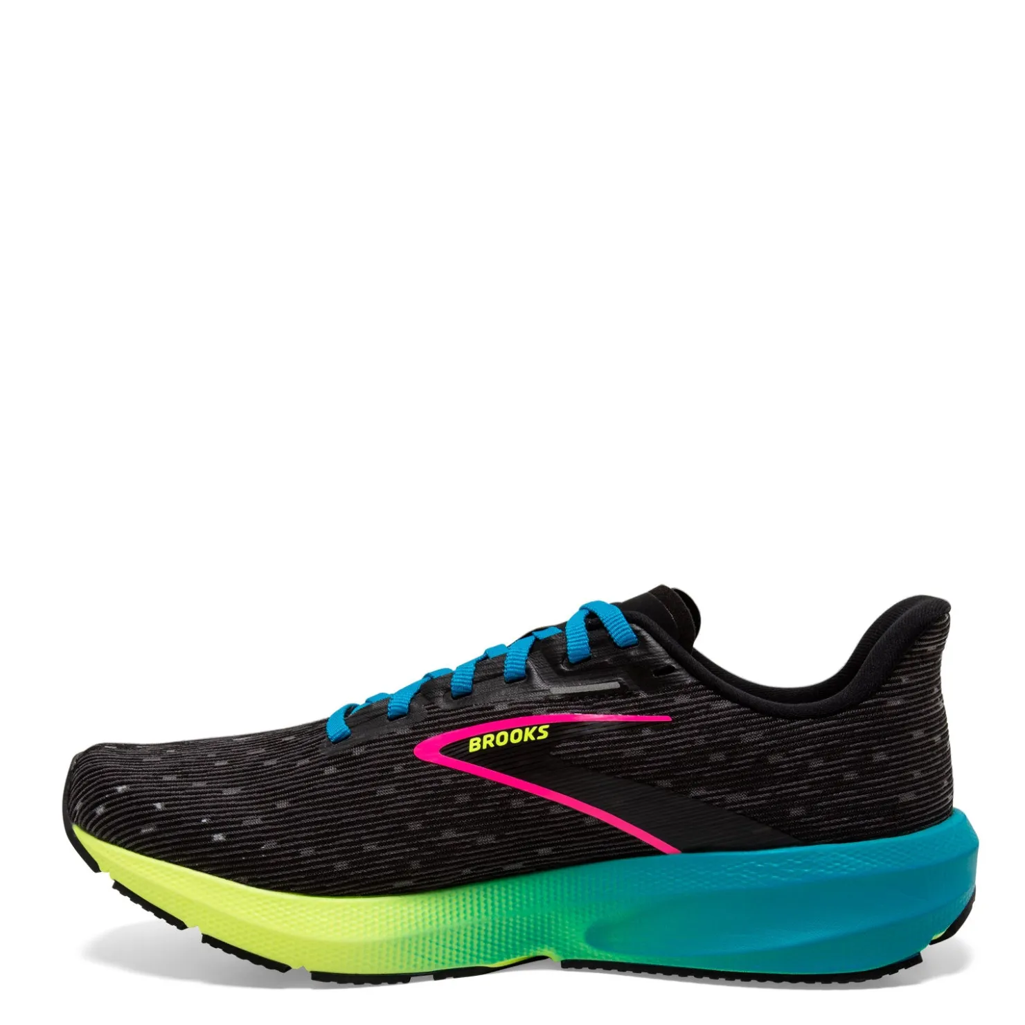 Running*Brooks Women's , Launch 10 Running Shoe Black/Nightlife/Blue