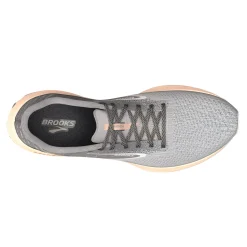 Running*Brooks Women's , Launch 10 Running Shoe Grey/Peach