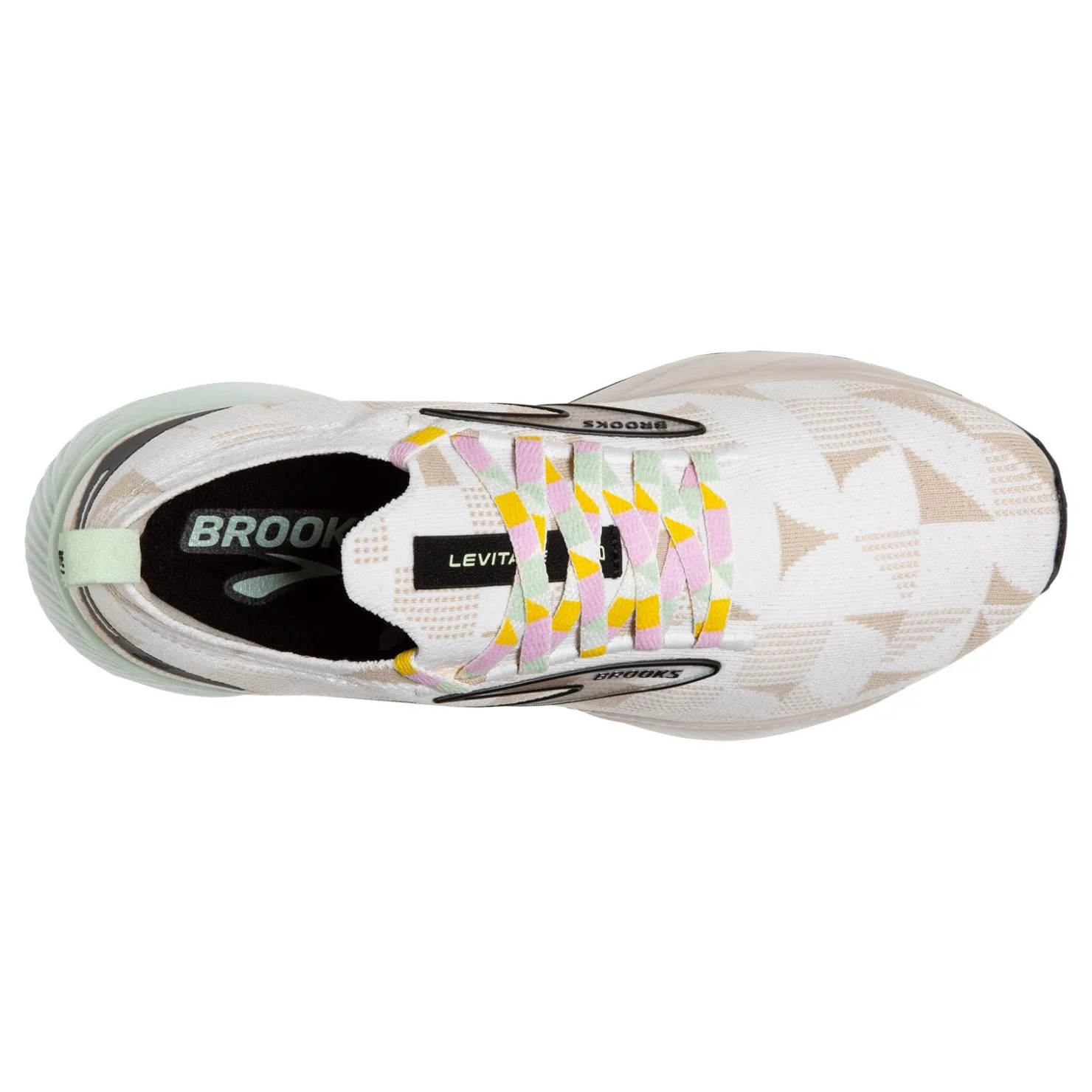 Running*Brooks Women's , Levitate Stealthfit 6 Running Shoe White/Green