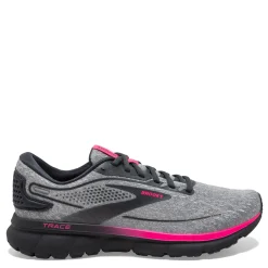 Running*Brooks Women's , Trace 2 Running Shoe Oyster/Ebony/Pink