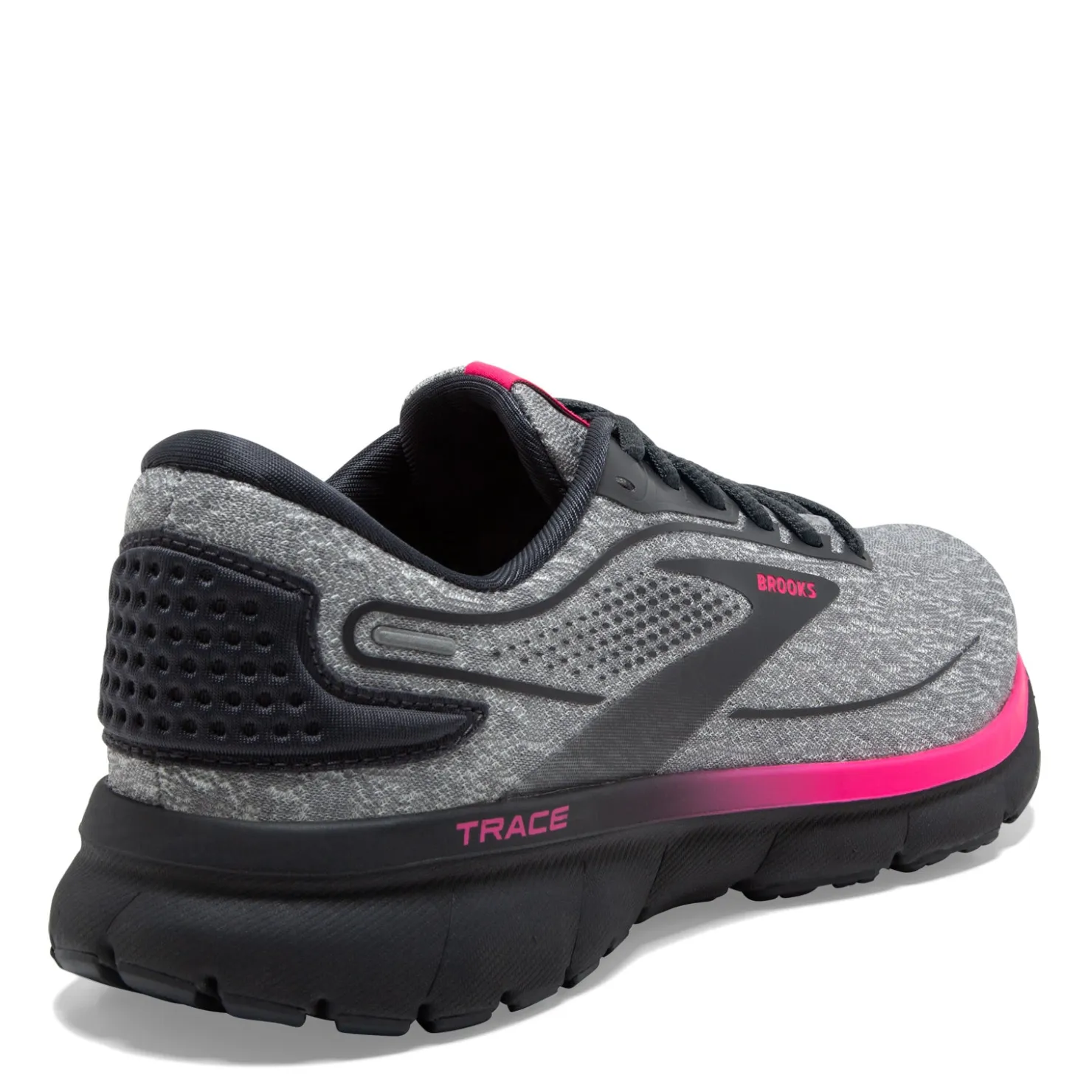 Running*Brooks Women's , Trace 2 Running Shoe Oyster/Ebony/Pink