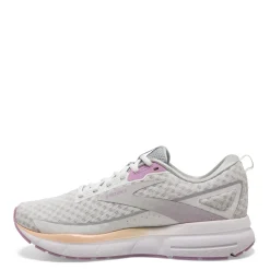 Running*Brooks Women's , Trace 3 Running Shoe White/Orchid/Apricot