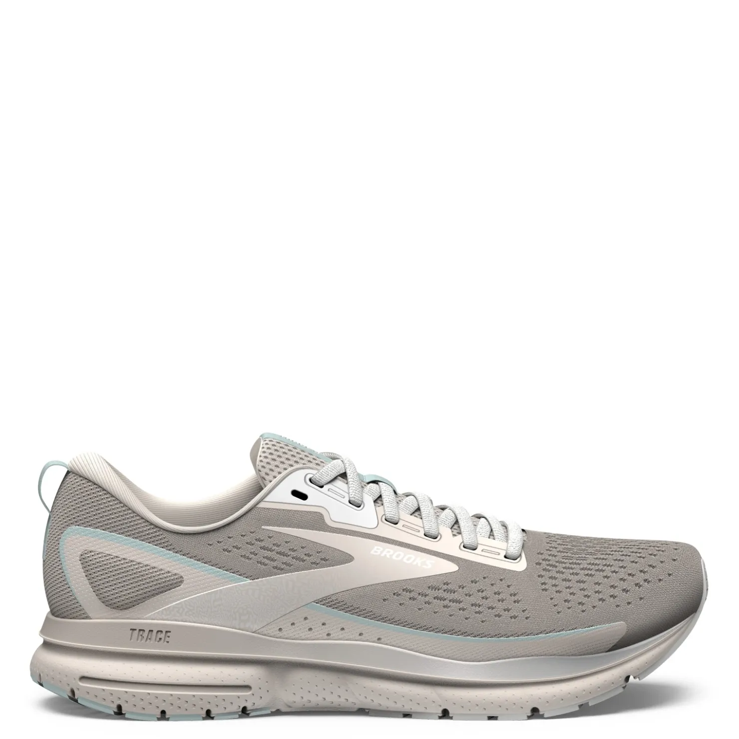 Running*Brooks Women's , Trace 3 Running Shoe Crystal Grey/Blue Glass/White