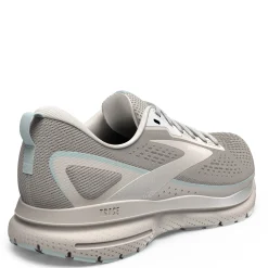 Running*Brooks Women's , Trace 3 Running Shoe Crystal Grey/Blue Glass/White