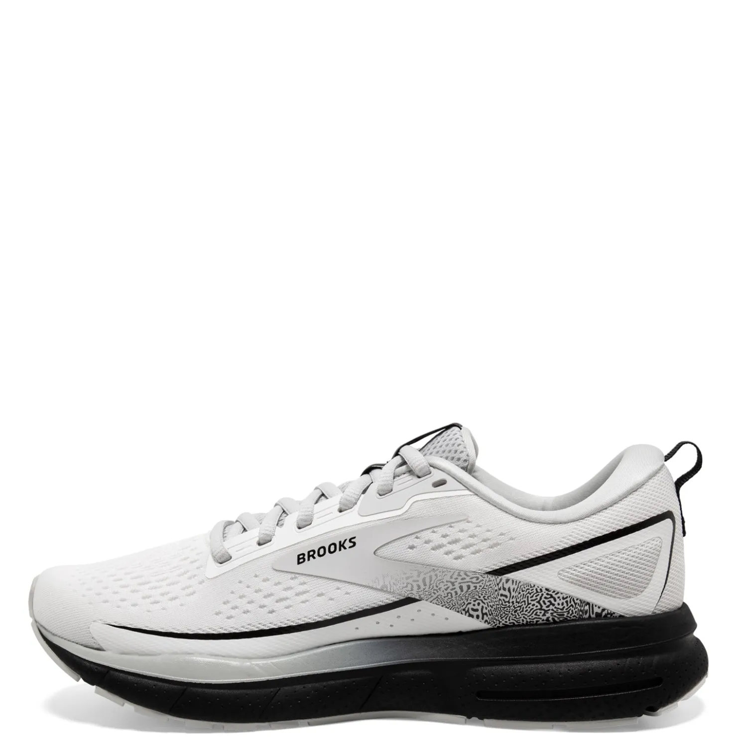 Running*Brooks Women's , Trace 3 Running Shoe - Wide Width White/Oyster/Black