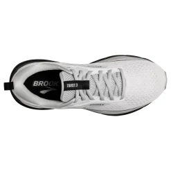 Running*Brooks Women's , Trace 3 Running Shoe - Wide Width White/Oyster/Black