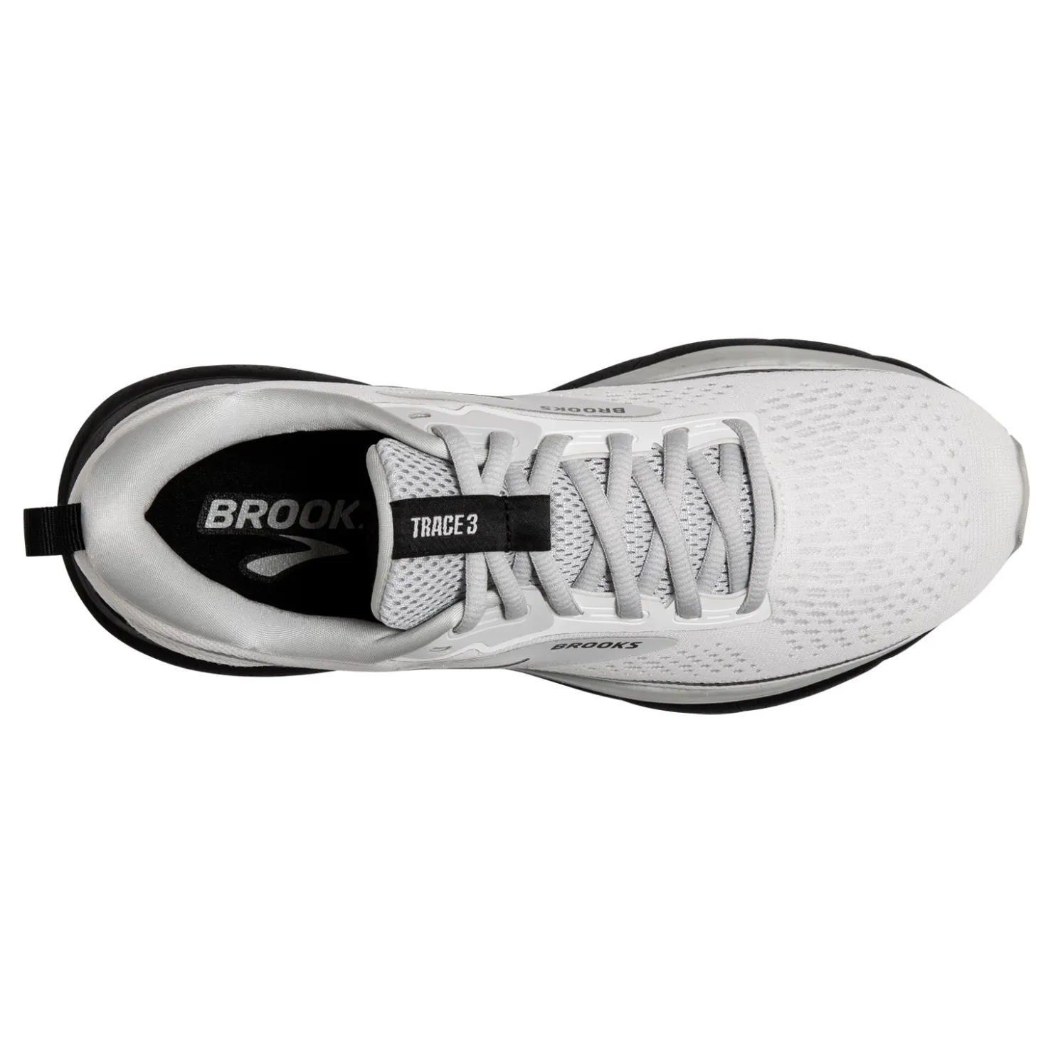 Running*Brooks Women's , Trace 3 Running Shoe - Wide Width White/Oyster/Black