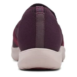Walking*Clarks Women's , Adella Stride Slip-On Burgundy