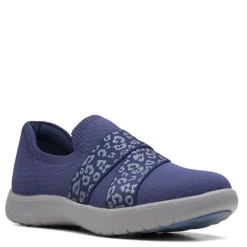 Walking*Clarks Women's , Adella Stride Slip-On Navy