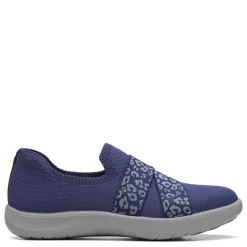 Walking*Clarks Women's , Adella Stride Slip-On Navy