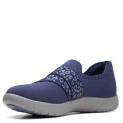 Walking*Clarks Women's , Adella Stride Slip-On Navy