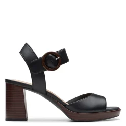 Heeled Sandals*Clarks Women's , AmbyrLyn Ruby Sandal Black