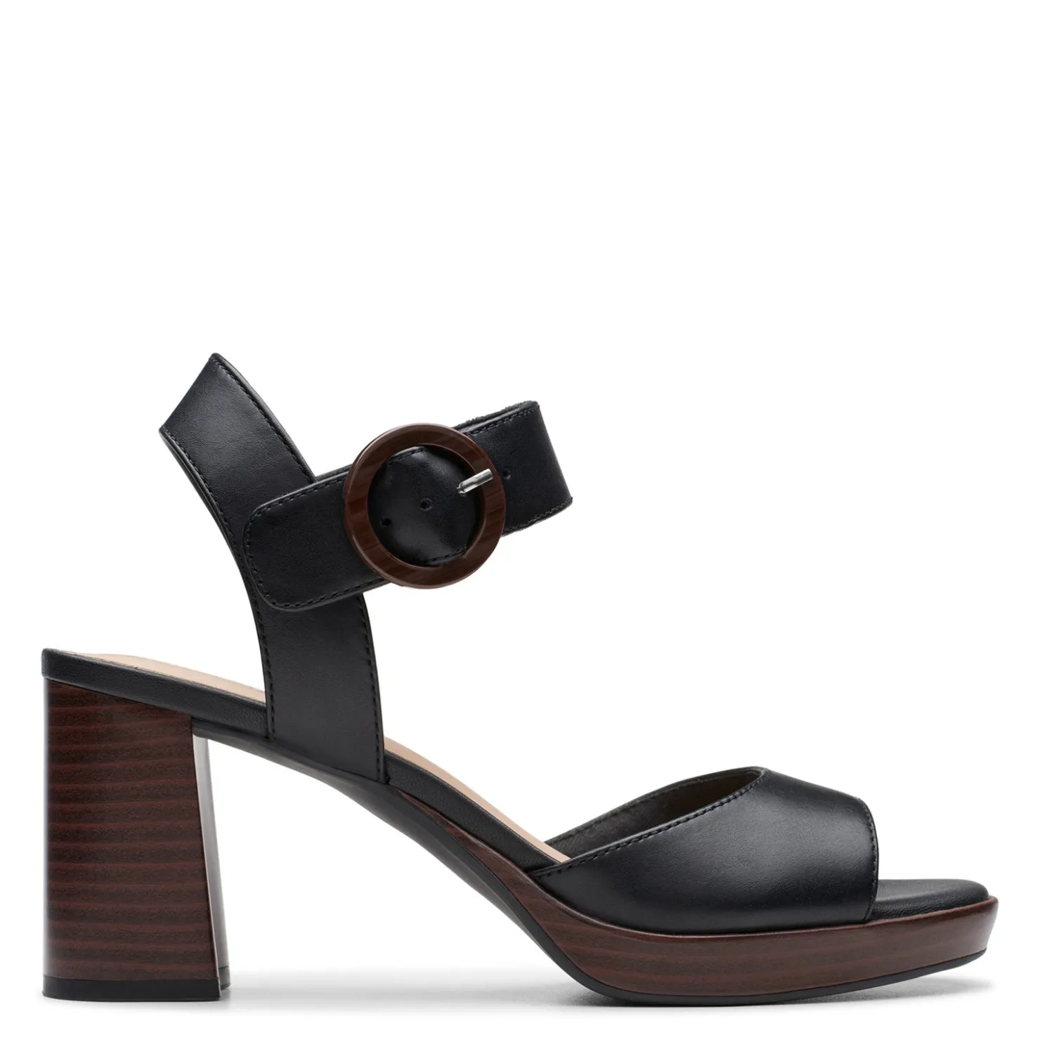 Heeled Sandals*Clarks Women's , AmbyrLyn Ruby Sandal Black