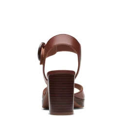 Heeled Sandals*Clarks Women's , AmbyrLyn Ruby Sandal Brithish Tan