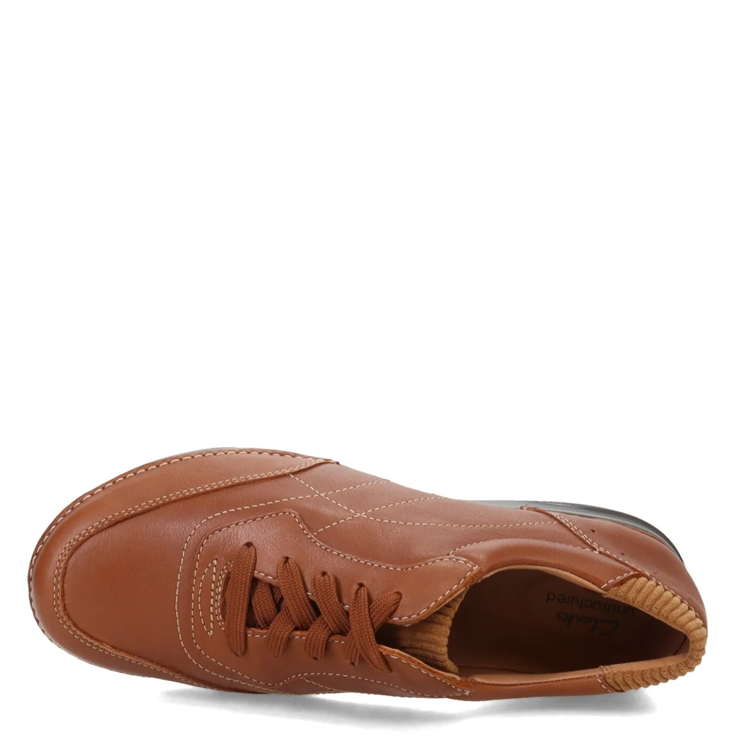Walking*Clarks Women's , Appley Tie Sneaker Tan