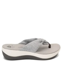 Flip Flops*Clarks Women's , Arla Glison Thong Sandals Heather Grey