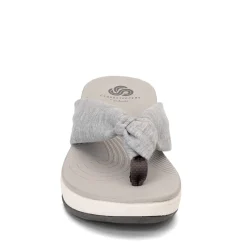 Flip Flops*Clarks Women's , Arla Glison Thong Sandals Heather Grey