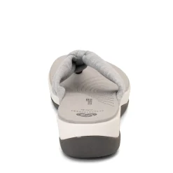 Flip Flops*Clarks Women's , Arla Glison Thong Sandals Heather Grey