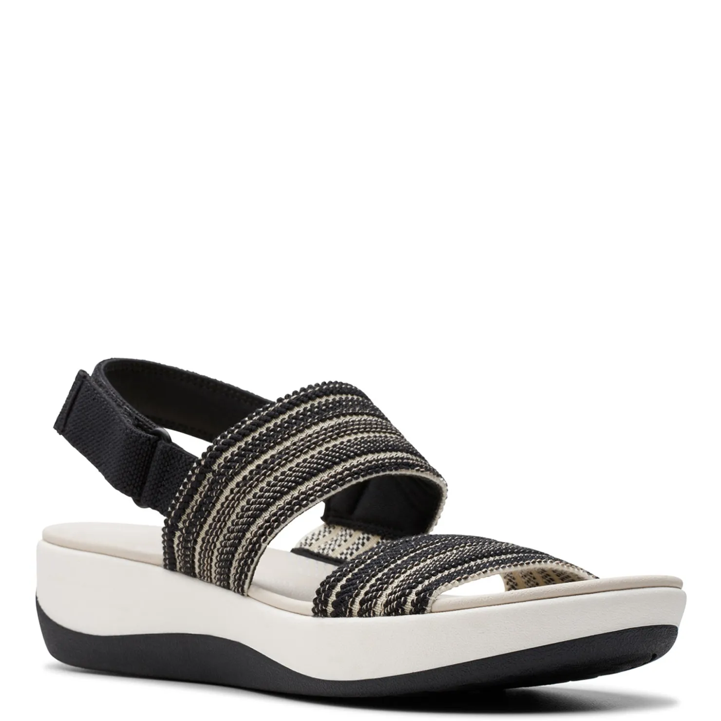 Wedges*Clarks Women's , Arla Stroll Sandal Black Combi