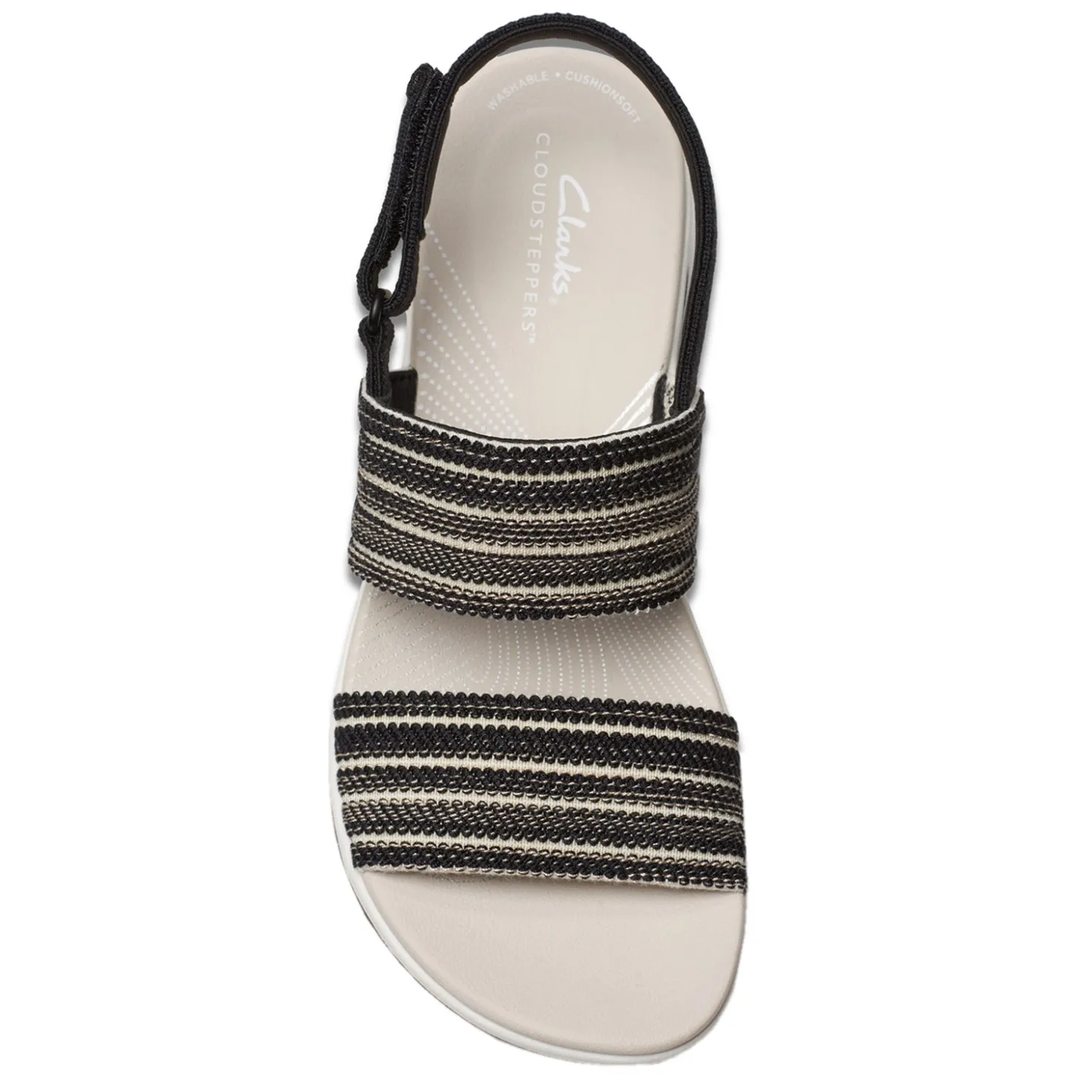 Wedges*Clarks Women's , Arla Stroll Sandal Black Combi