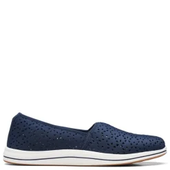 Fashion & Street*Clarks Women's , Breeze Emily Slip-On Navy