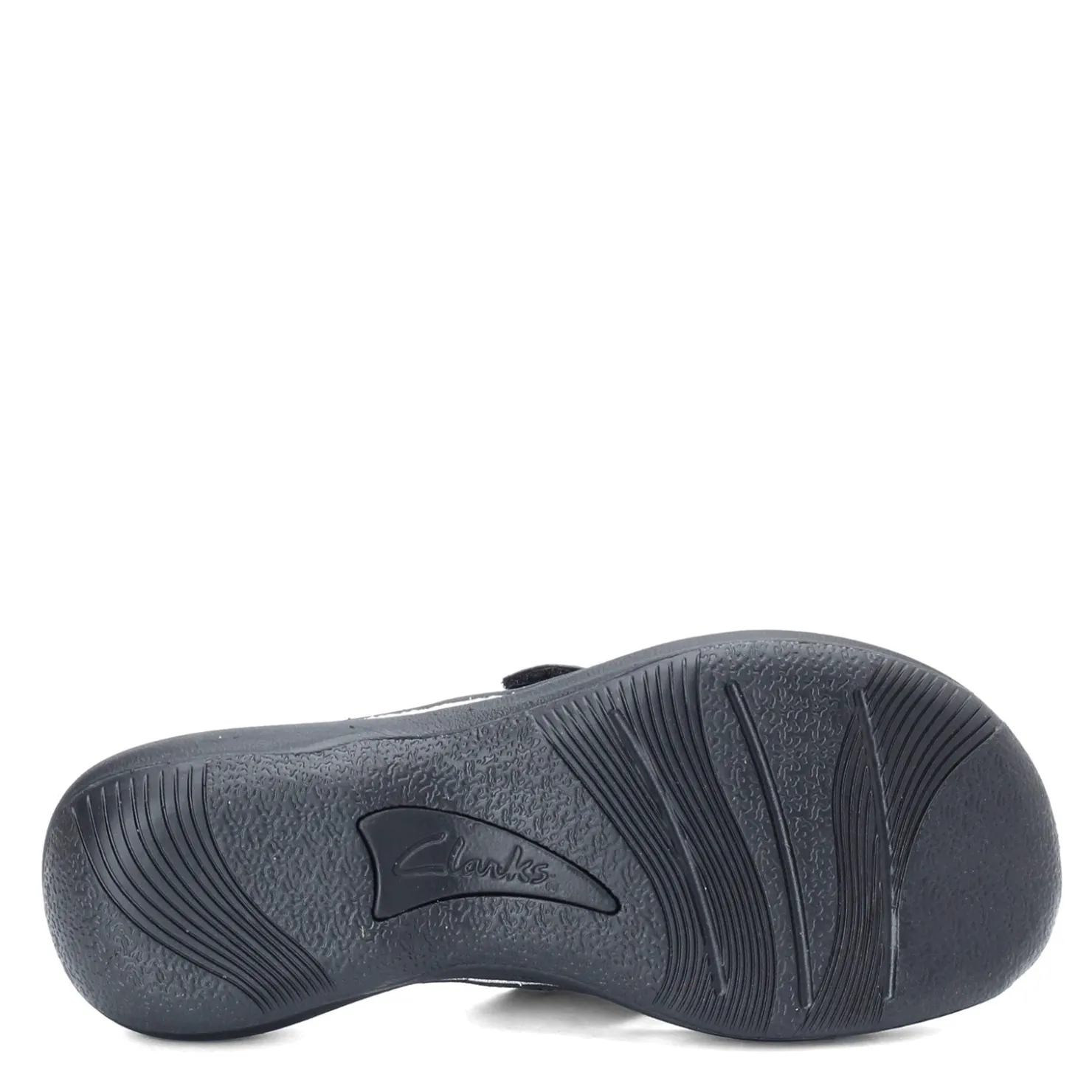 Flip Flops*Clarks Women's , Breeze Sea Sandal Black Patent