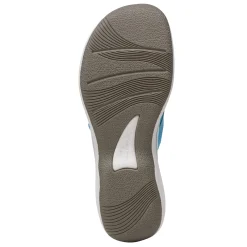 Flip Flops*Clarks Women's , Breeze Sea Sandal Aqua