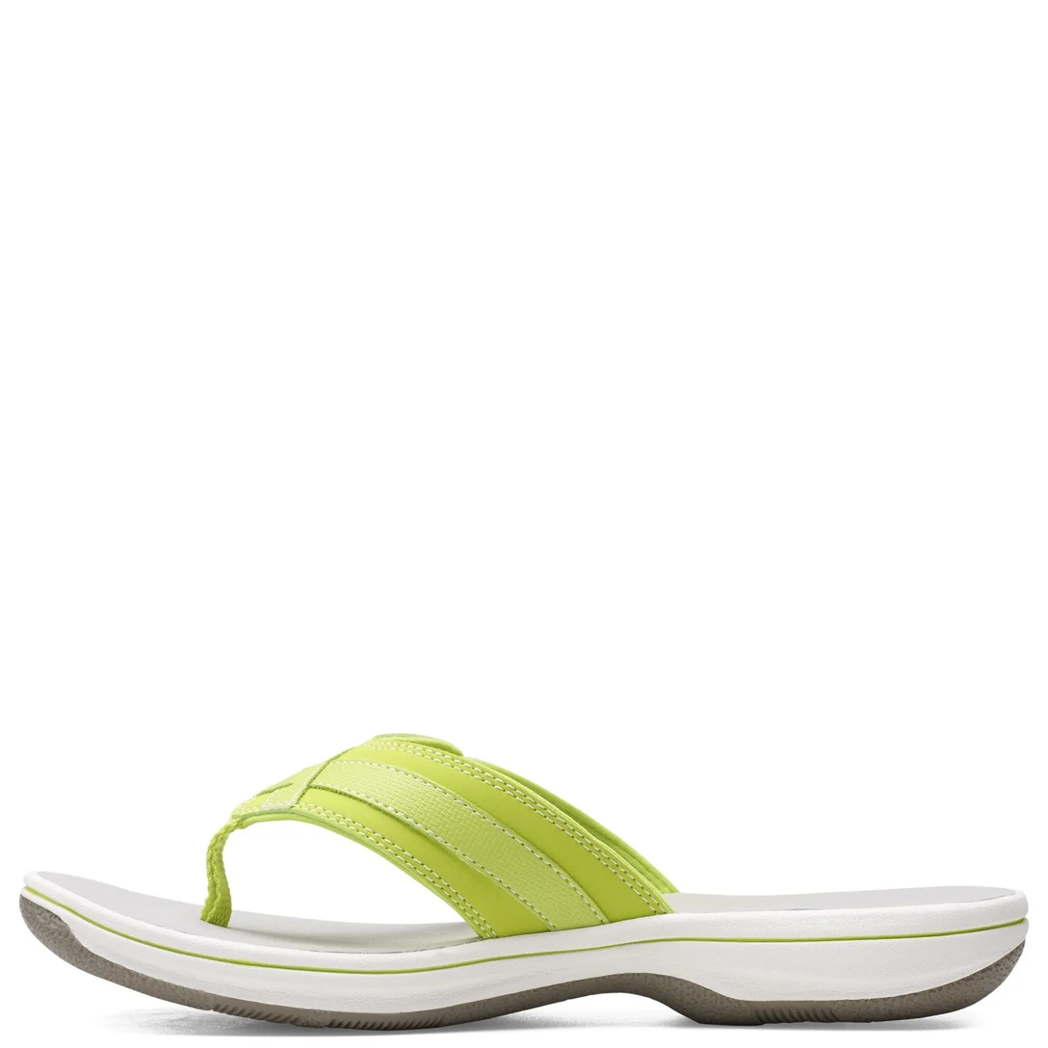 Flip Flops*Clarks Women's , Breeze Sea Sandal Lime